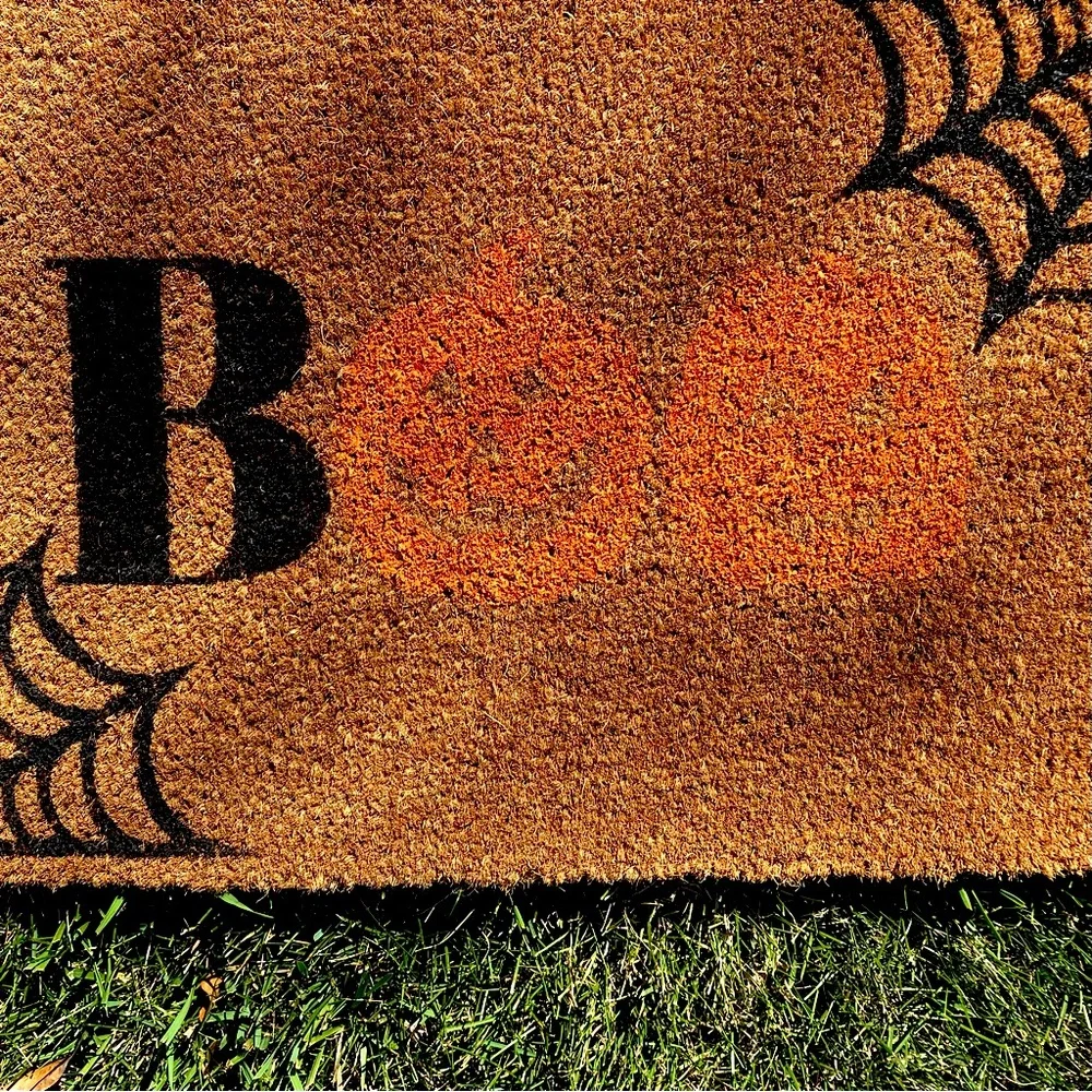 NWT Trampa Halloween Custom Made “BOO” Doormat